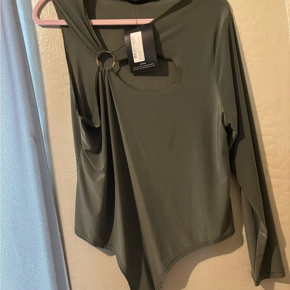 Black Ring Bodysuit PrettyLittleThing - Picture 5 of 7